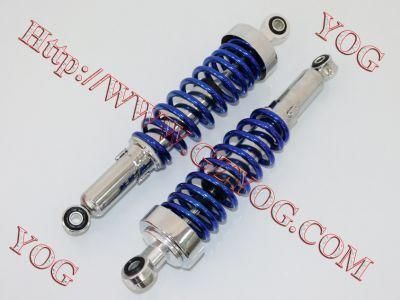 Yog Motorcycle Parts Motorcycle Rear Shock Absorber Suzuki Ax100 Jincheng Ax100 Haojue Blue Silver Color