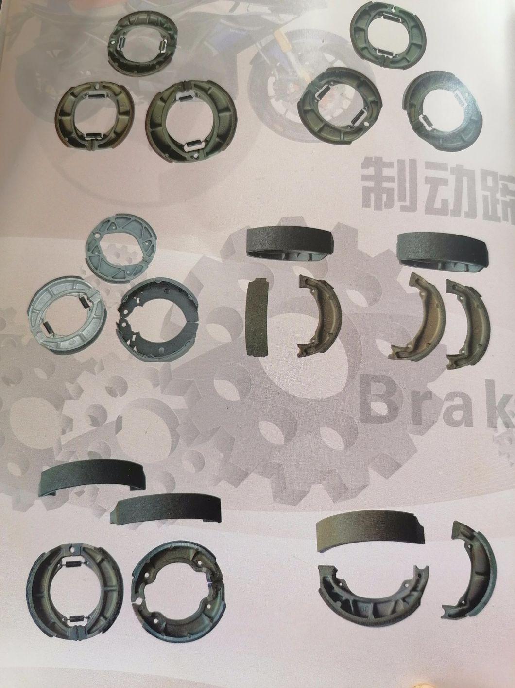 Motorcycle Brake Shoes Parts Pad Forgs125, Gn125 of Dachangjiang, Jc125-17 of Jincheng, Qianjiang Qj125, Imported B120, Ts125