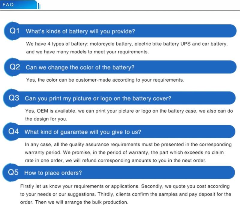 TCS Sealed Maintenance Free Gel VRLA MF SLA Lead Acid Motor Battery Batteries For Most Motorcycles (YTZ5S-BS)