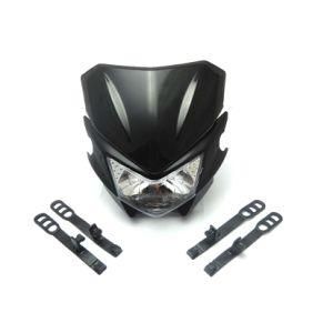 Fdhl001bk Motorcycle Motocross Parts New Black Street Fighter Front Upper Fairing Motorcycle Headlight
