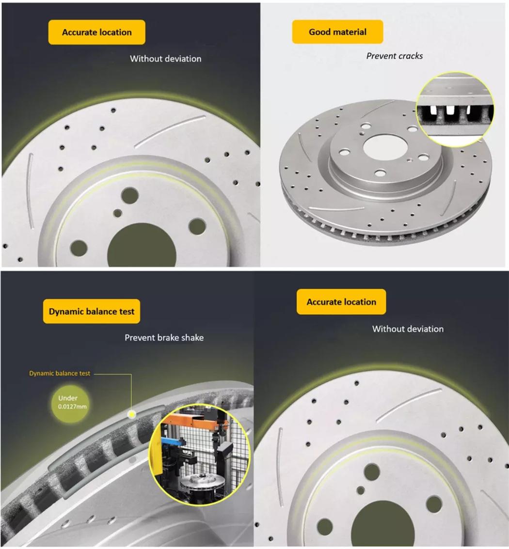 China Factory Car Accessories Front Rear Disc Brake Rotor Brake Disc