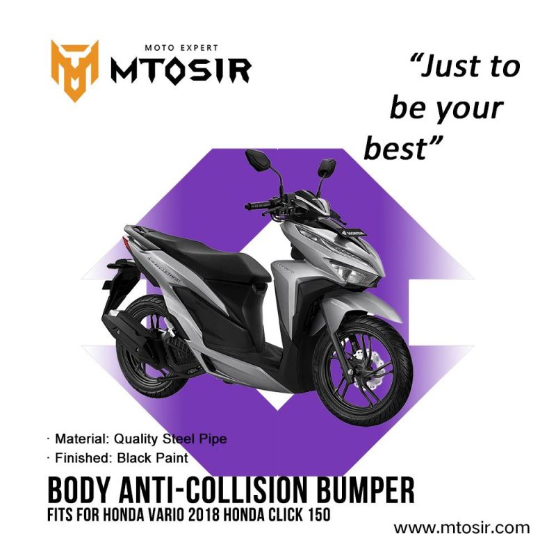 Mtosir High Quality Anti-Collision Bumper Motorcycle Body Pcx 150 Motorcycle Spare Parts Frame Parts for Honda 