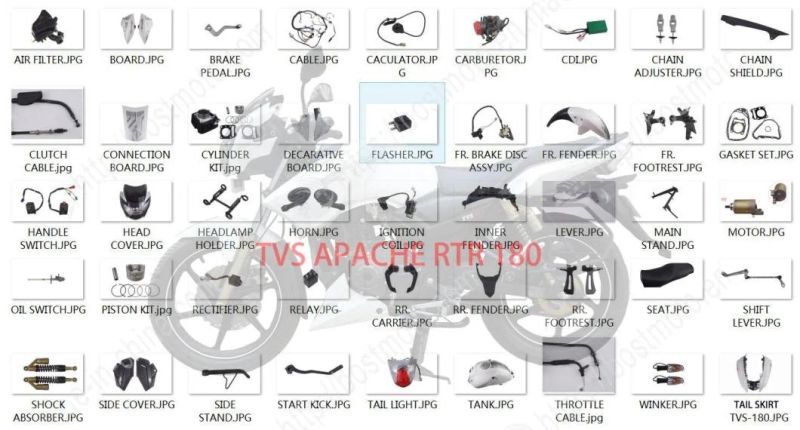 Motorcycle Spare Parts Winker/ Turn Light / Signal Light for Tvs Apache RTR 180 Cc Motorbikes