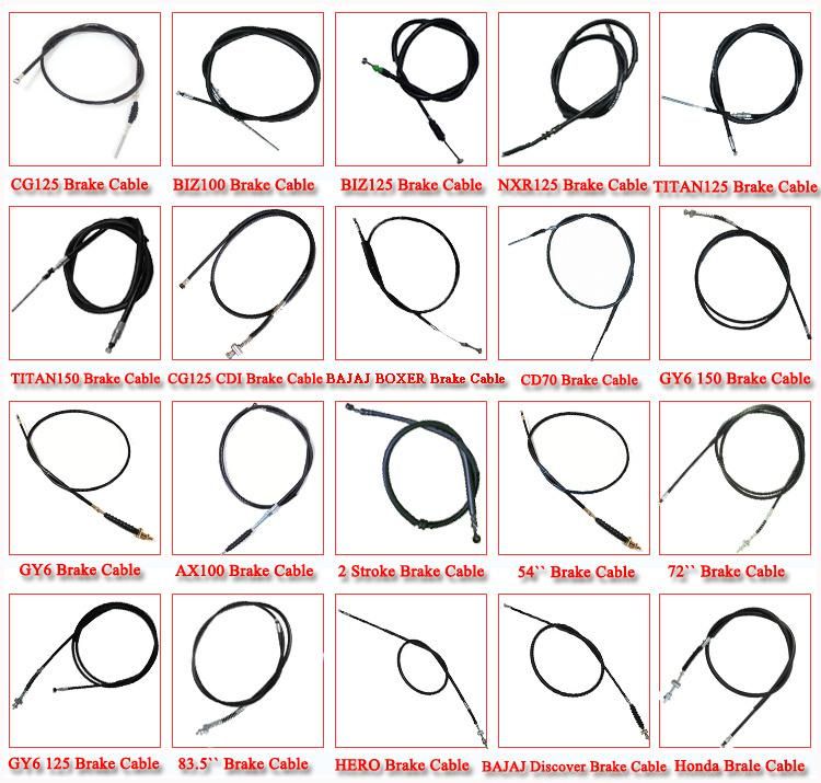 Ww-8047 Honda Cg125 Black 39" Motorcycle Parts Acc Throttle Cable Wire