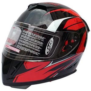 DOT Approval Dual Visor Motorcycle Full Face Helmet