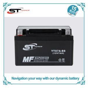 Replacement Motorcycle Batteries Sealed AGM Battery Ytx6.5A-BS Stx14-BS VRLA Fully Charged Ready to Install