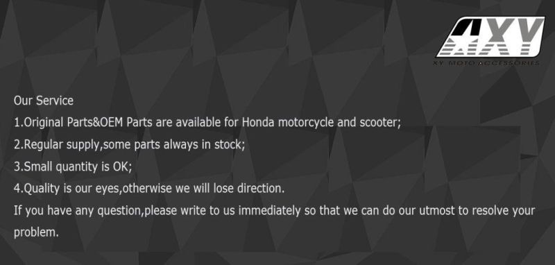 Genuine Motorcycle Parts Slide Piece Set for Honda Spacy Alpha