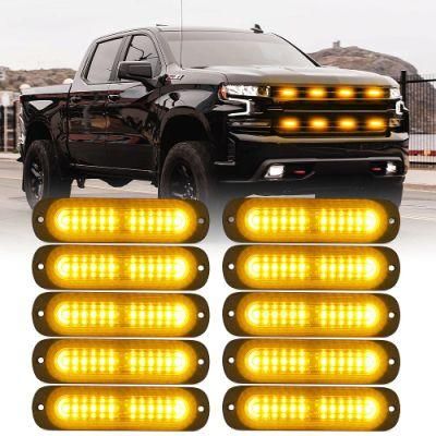 Jeep off-Road Vehicle Headlight Working Light High Brightness Amber Safety Warning Light