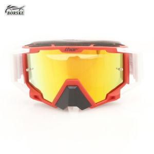 Hot Sale Motorcycle Riding Glasses Mirror Lens Motorcycle Safety Eyewear