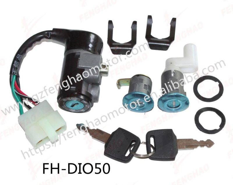 Motorcycle Parts Is Suitable Lock Set for Honda Gy6125/Dio50/Tbt110/Gy6150/Eco100/Zx50