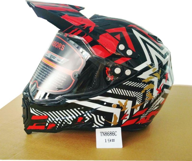 Black Motor Helmet Motocross Helmet