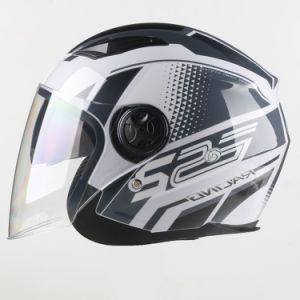 3/4 Open Face Motorcycle Helmet Double Visors Ventilated Cheap Price