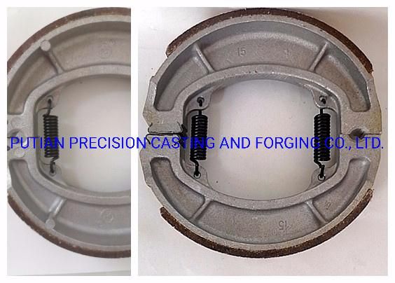 High Quality, High Wear Resistance, No Nosise Motorcycle Brake Shoes Parts, Asbestos or Asbestos Free --Xf50