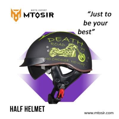 Mtosir Motorcycle Helmet All Seasons Universal Fashion Half Face Electric Bicycle Motorcycle Helmet
