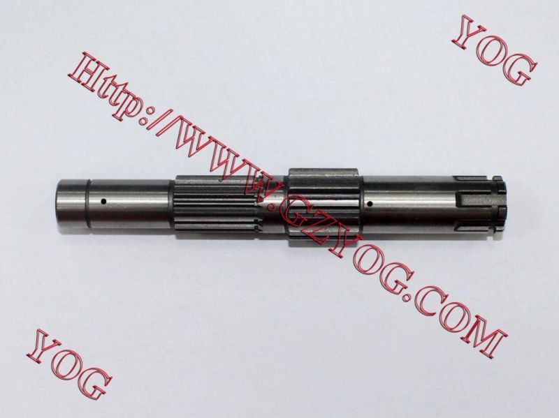 Yog Motorcycle F. Sprock/Counter Shaft/Front Sprocket Shaft for Cg125/150, Gn125h, Tvs Star