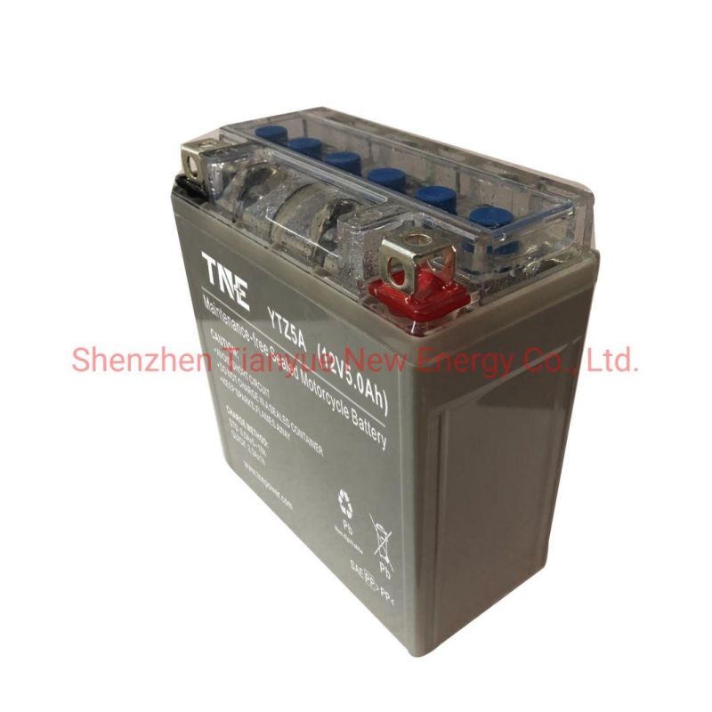 Factory Activated 12V 5ah VRLA AGM/Gel Storage Motorcycle Batteries for Scooter/Power Sports/Generator