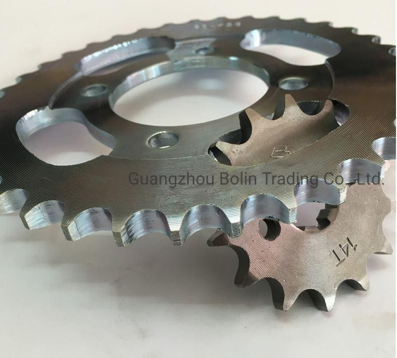 Motorcycle Part Motorcycle Chain Sprocket Kit Chain System Dy100