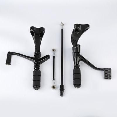 Xf2906c19-B Black Forward Controls Kit Peg Levers Linkages for Harley Sportster 2014-2020