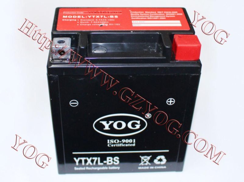Yog Motorcycle Parts Best Dry Battery for Honda YAMAHA Suzuki Bajaj