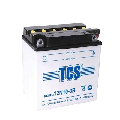 TCS Dry Charged Lead Acid Motorcycle Battery 12N10-3B