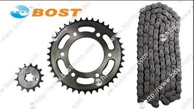 Motorcycle/Motorbike Spare Parts Sprocket Kit+Chain/Transimission Kit for Fz16