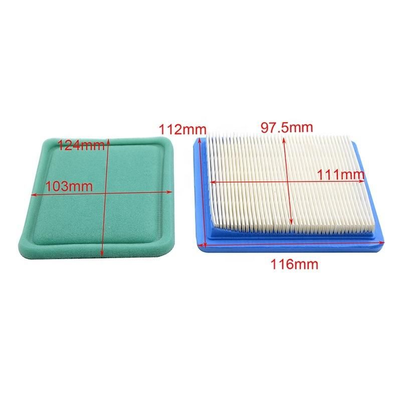 491588s Motorcycle Parts Air Filter for Brigg & Stratton 625e 675ex 725ex 112200 12A800-12t899 128700-129799 92200 Poulan Troy-Bilt John Dee Murray