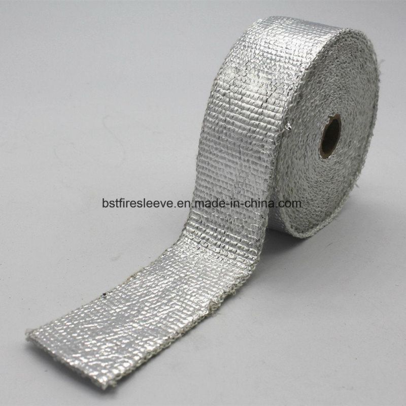 High Heat Glass Fiber with Aluminized Exhaust Wrap