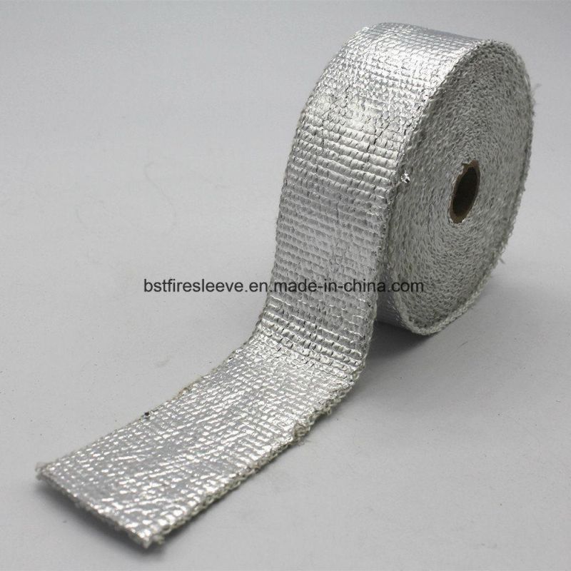 High Heat Glass Fiber with Aluminized Exhaust Wrap