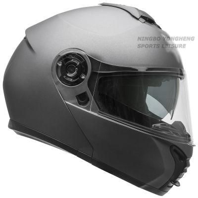 ECE/DOT Approved Dual Sports Black Flip up Motorcycle Helmets