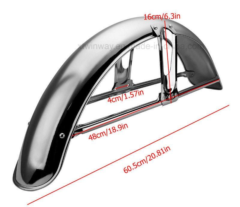 Cg125 Chrome Metal Front Mudguard Fender Motorcycle Parts