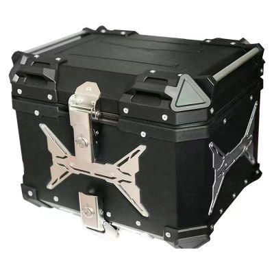 22L 45L Waterproof Black Tail Boxes Aluminum Alloy Motorcycle Top Case