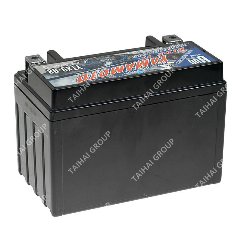 Yamamoto Motorcycle Spare Parts Power Supply Storage Battery Motorcycle Battery Ytx9-BS
