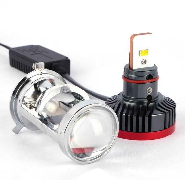 R6h4LED Small Lens H4 Integrated LED Lamp with Lens Bulb Laser Headlamp