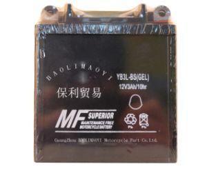 Yb3l BS (GEL) Battery Motorcycle Parts 12V3ah/10hr Motorcycle Battery