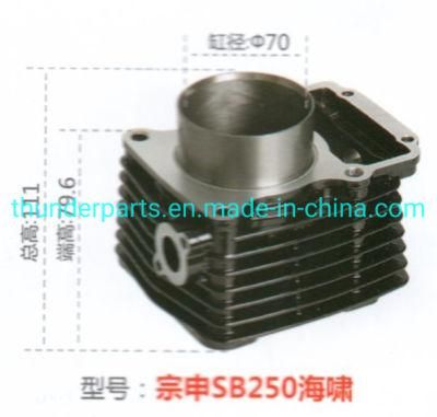 Motorcycle Parts Cylinder Block Kit for Zongshen Sb250 70mm