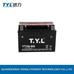 Ytx9-BS 12V9ah Dry Charged Mf Motorcycle Battery with OEM Available Factory Price