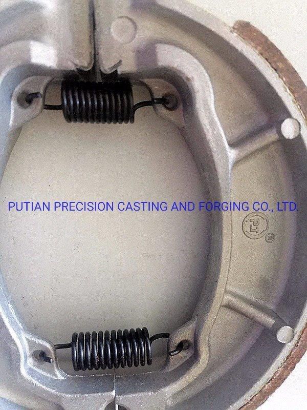 High Quality, High Wear Resistance, No Nosise Motorcycle Brake Shoes Parts, Asbestos or Asbestos Free -Yh50