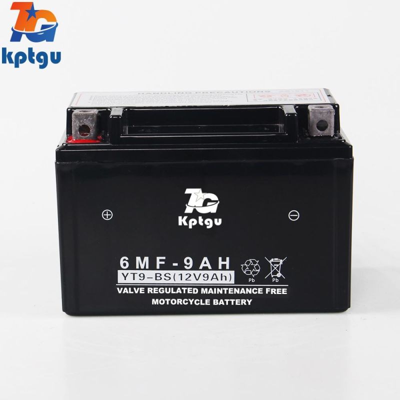 Yt9 Scooter and Motorcycle Mf Rechargeable Battery 12V 9ah