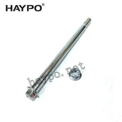 Motorcycle Parts Rear Axle with Nut for Cg125