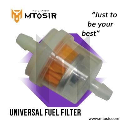 Mtosir Motorcycle Spare Parts High Quality Accessories Good Quality Universal Fuel Filter/Oil Filter Grey