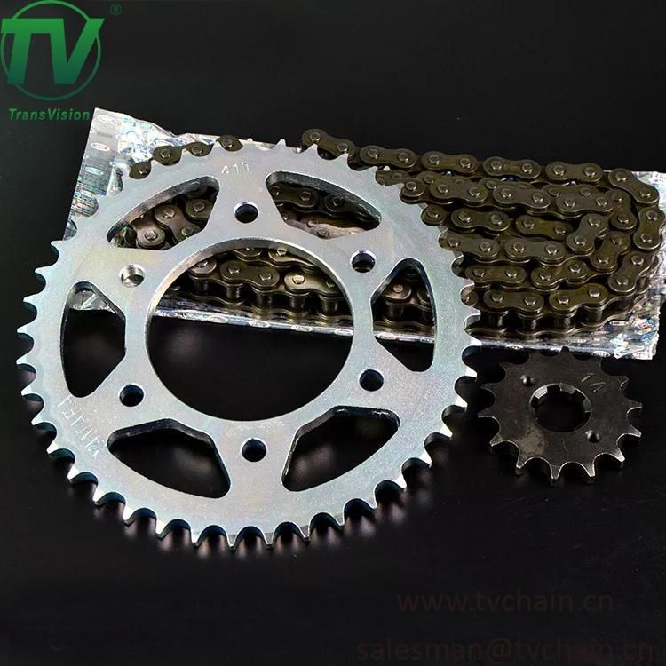 Motorcycle Chain Wheel Plate Sprockets (420-140L, CD70 420 14/41T)