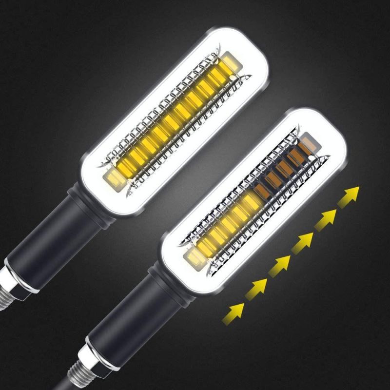 Motorcycle Light System Universal Flowing Flicker Moto LED Light Driving Side Indicator Bulbs Motorcycle LED Turn Signal Lights