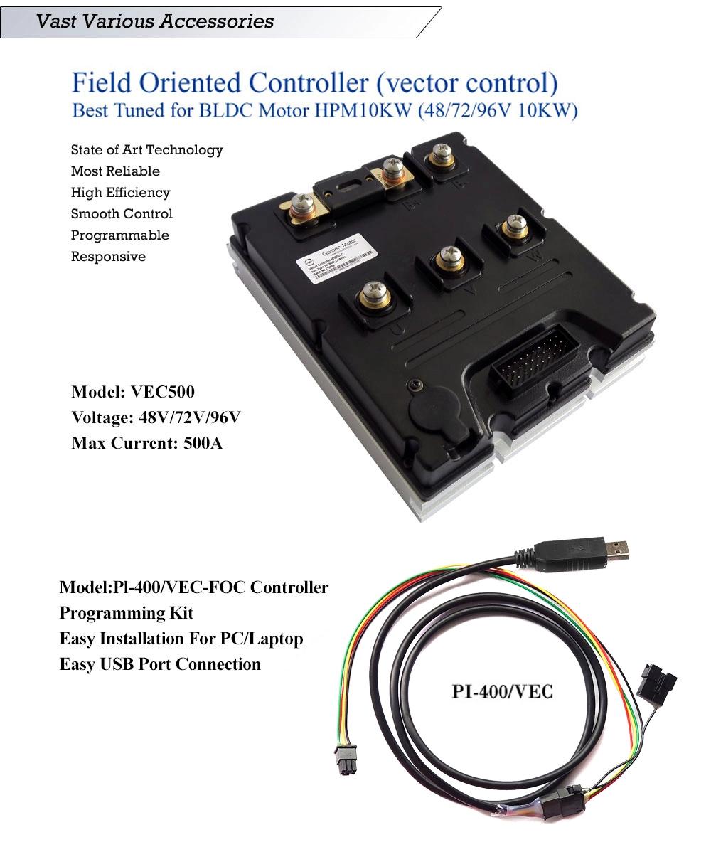 CE Approved Compact size BLDC motor Rated 10kw 85 N.m 4000RPM Electric Motorcycle / Motorbike kit / Car motor conversion kit, drive your motorcycle 120kmh