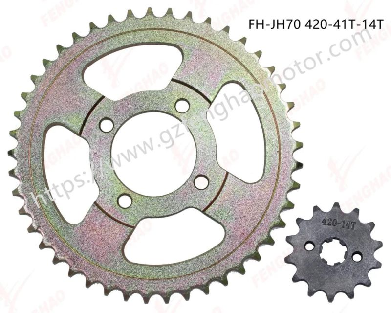 New Desing Motorcycle Parts Sprocket Kit Honda Jh70/Cbf150