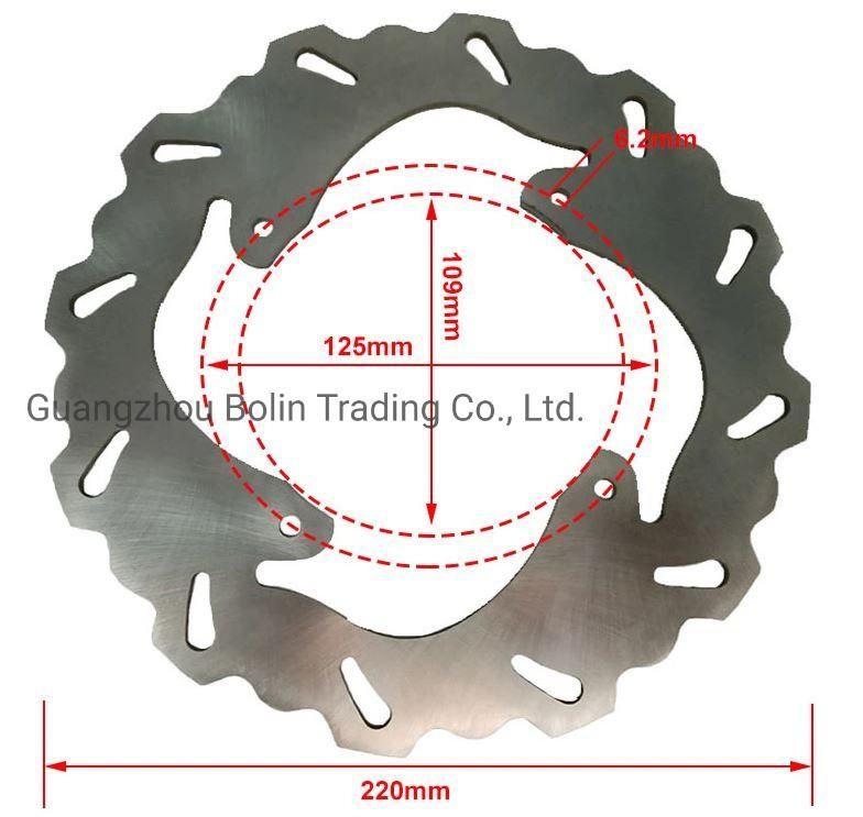 Custom Rear 220mm Motorcycle Brake Disc for Ktm