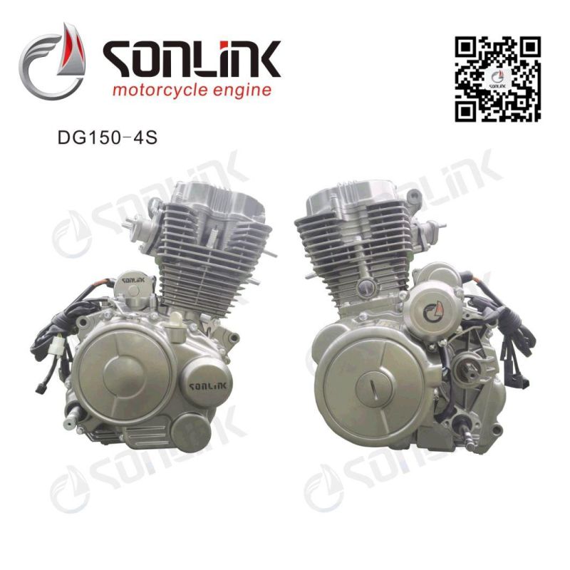 150cc/200cc/250cc Honda Bajaj Bm Tvs Zongshen Haojue Cg Gn Motorycle Part/Parts Engine (SL162FMJ-I)