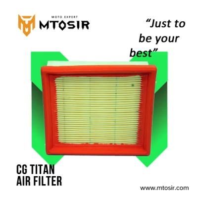 Mtosir Motorcycle Part Cg Titan Model Air Filter High Quality Professional Motorcycle Air Filter