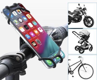 Plastic Adjustable 360 Rotation Stand Mount Universal Mobile Phone Holder for Motorcycle