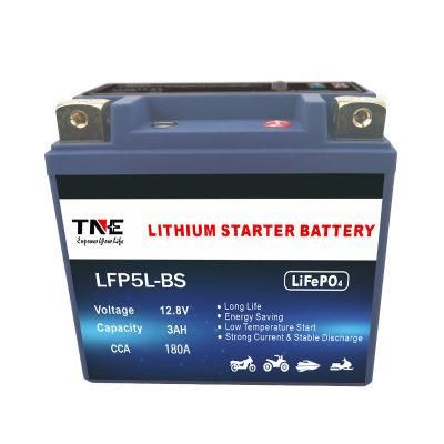 12V 3ah Lithium Ion Phosphate LiFePO4 Motorcycle/Powersports Battery