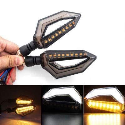 Universal 10mm Motorcycle 12 LED Turn Signal Lights Blinker Front Rear Lights Indicator for Harley YAMAHA Suzuki